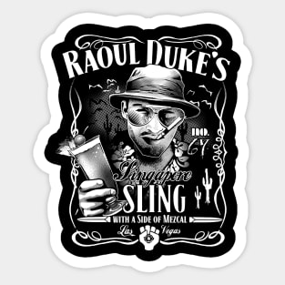 Raoul Duke's Singapore Sling Sticker